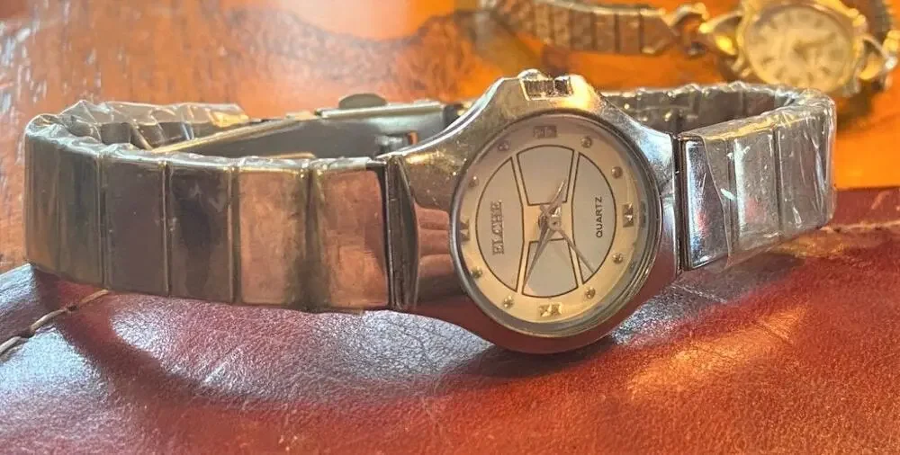 Women's 24mm Gun Metal Tone Elche Watch, New